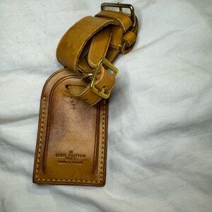 Louis Vuitton Luggage Tag & Poignet Set